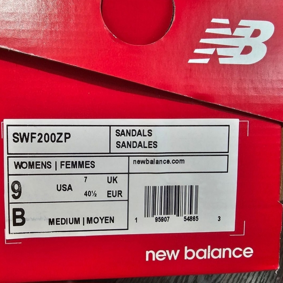NEW BALANCE SWF200ZP women's sandals size 9 - Picture 6 of 7